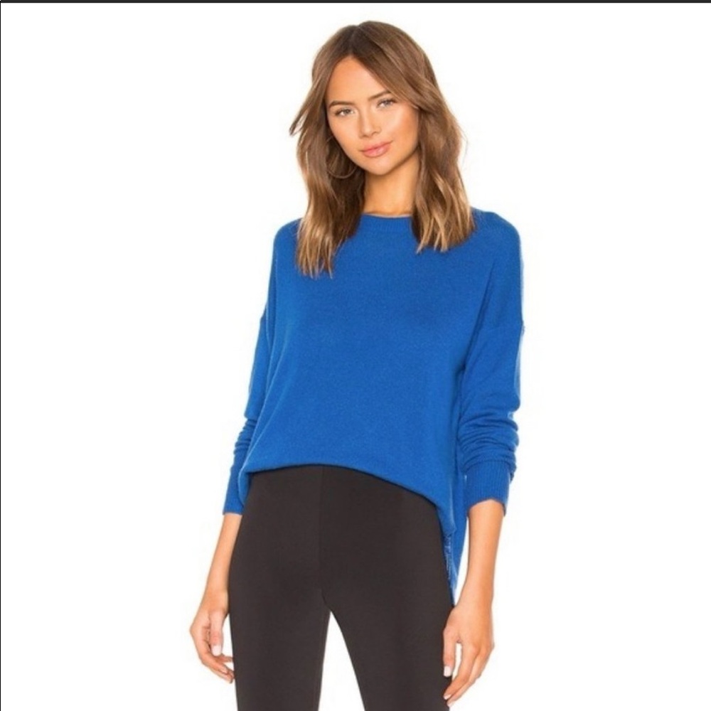 Theory Karenia Cashmere Blue Sweater